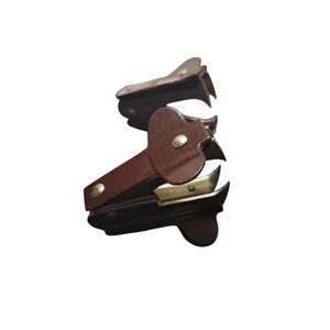 Vintage Staple Remover Brown Lot of 2